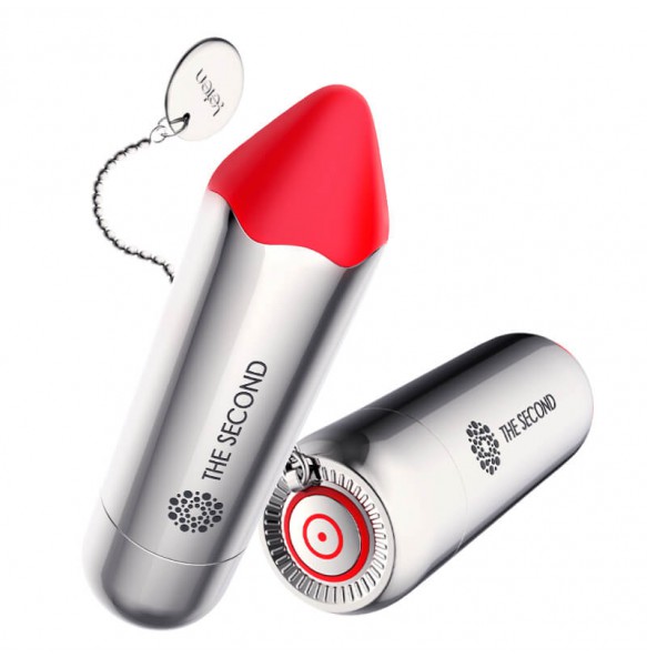 HK LETEN The Second Lipstick Vibrator (Chargeable - Red)